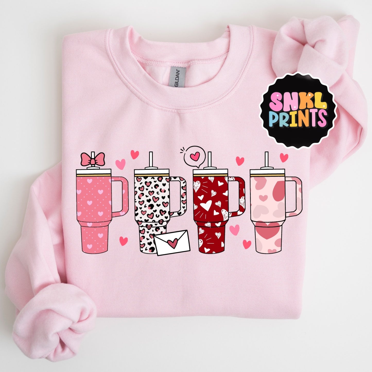 Valentine's Retro Obsessive Cup Shirt & Sweatshirt | Kids & Adults