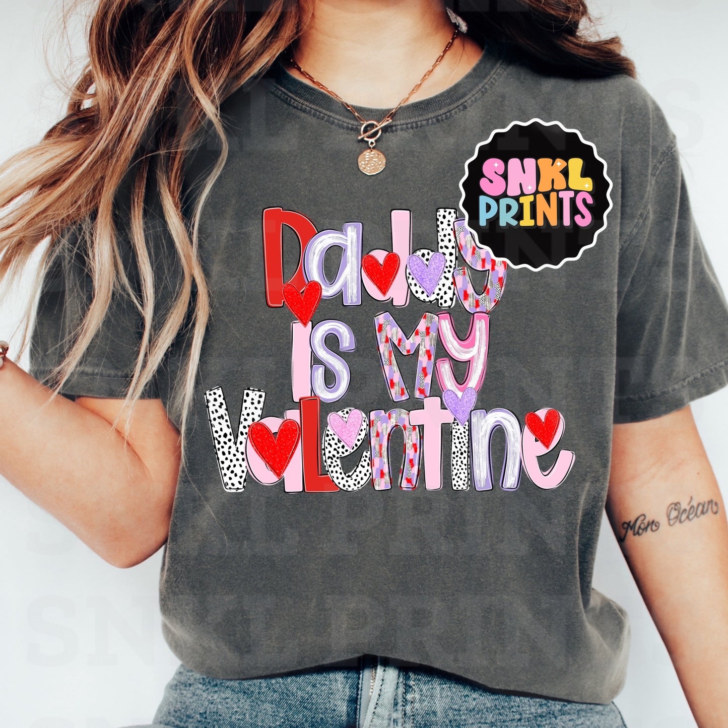 Daddy is my Valentine Tee & Sweatshirt | Kids & Adults