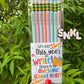 Pastel Ticonderoga Personalized Pencils 8 pack