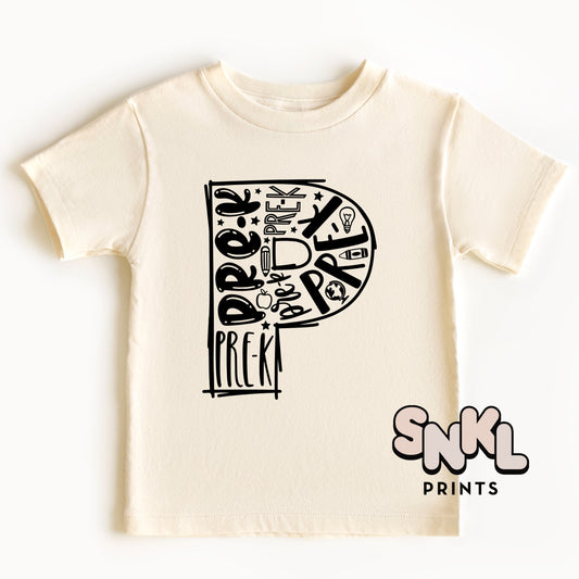 Pre K TODDLER/YOUTH Screen Print Transfer - SNKL Prints